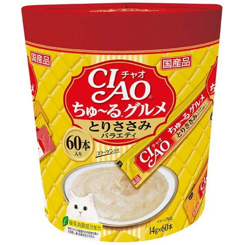   Chao Churu Variety Cat Snack, Chicken Breast, 840g, 1 piece