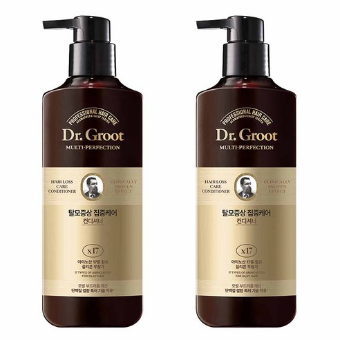 닥터그루트 탈모증상 집중케어 멀티퍼펙션 컨디셔너, 400ml, 2개