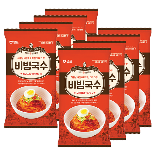 샘표 비빔국수, 135g, 8개