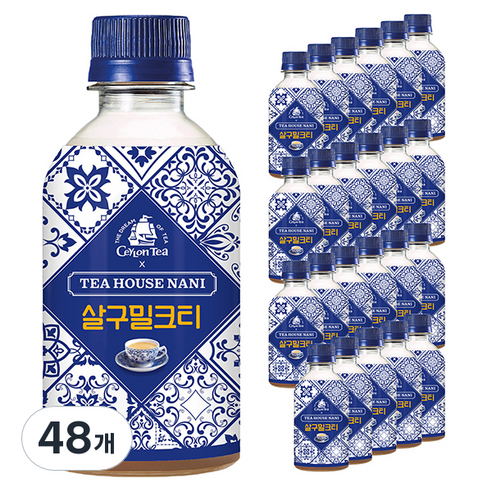 롯데칠성음료 실론티 살구밀크티, 240ml, 48개