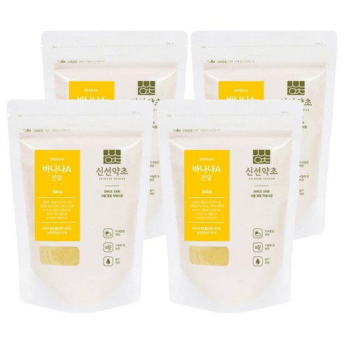 신선약초 바나나A분말, 300g, 4개