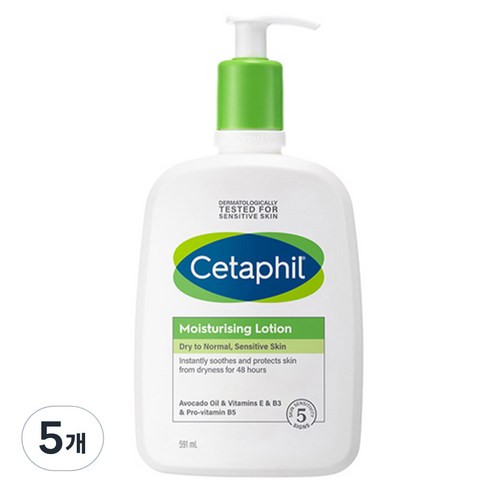 세타필 모이스춰라이징 로션, 591ml, 5개