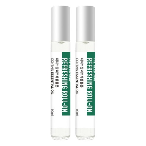 더허브샵 아로마 롤온 리프레싱, 2개, 10ml