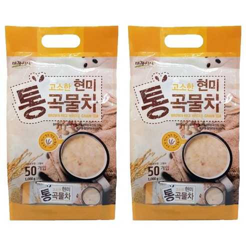 태광선식 현미 통 곡물차, 20g, 50개입, 2개