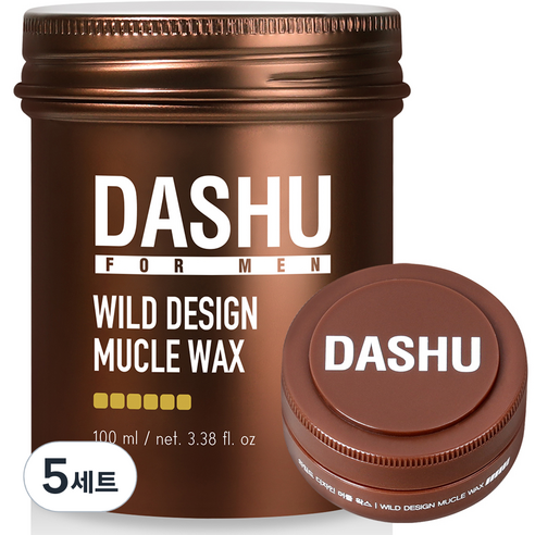다슈 포 맨 프리미엄 와일드 디자인 머클 헤어왁스 100ml + 15ml, 5세트