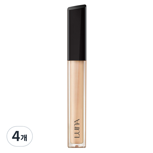 루나 롱래스팅 팁 리퀴드 컨실러 7.5g, 1.5호 페탈, 4개