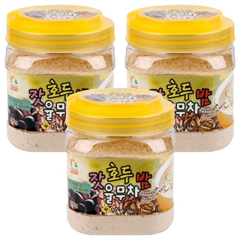 오양식품 잣 호두 밤 율무차, 800g, 1개입, 3개