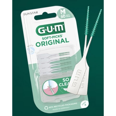 찝찝함 OUT! 상쾌함 UP! 검 소프트픽 치간칫솔로 구강 건강 지키세요!