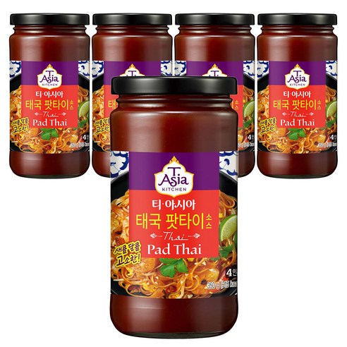 티아시아키친 태국 팟타이 소스, 350g, 5개
