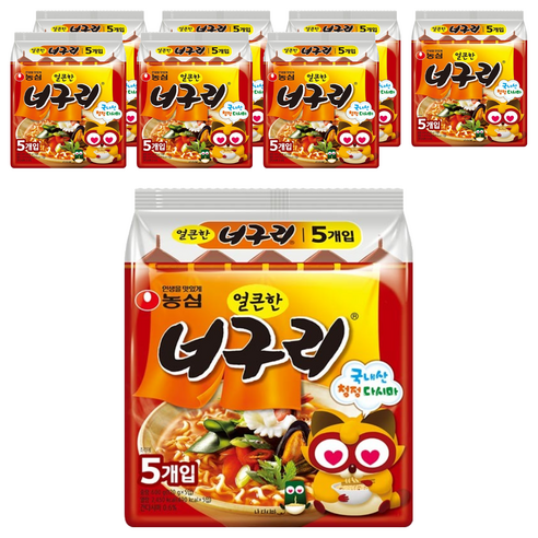 농심 얼큰한 너구리 120g