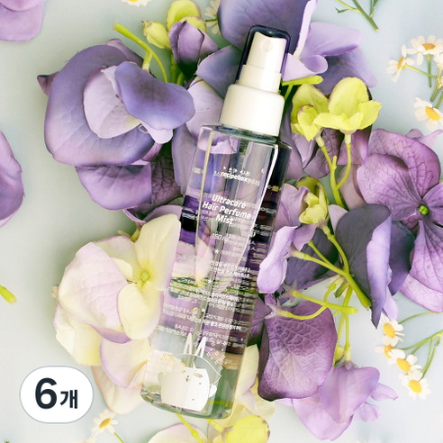 레시피박스 울트라케어 퍼퓸 미스트 헤어 에센스, 6개, 150ml
