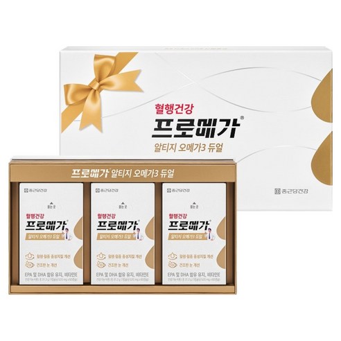 프로메가 알티지 오메가3 듀얼 선물세트 93.6g, 180정, 1개