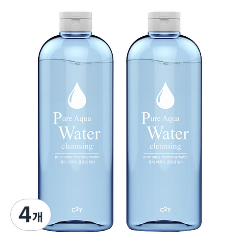 시투와이 퓨어 아쿠아 클렌징 워터, 600ml, 4개