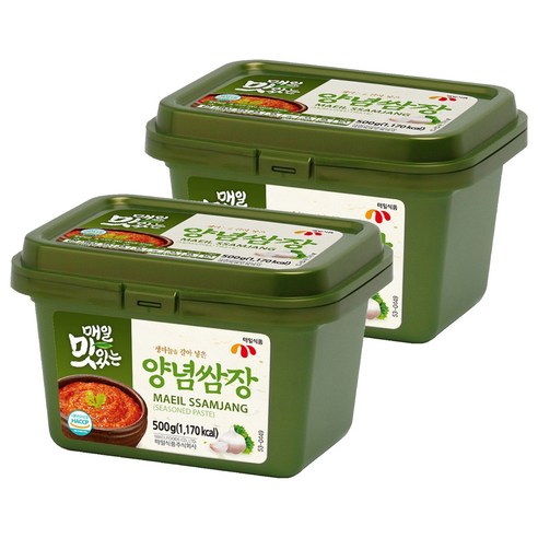 매일식품 매일 맛있는 양념 쌈장, 500g, 2개