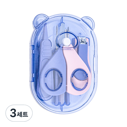 더마더 아기 손톱깎이 6종세트, PURPLE, 3세트