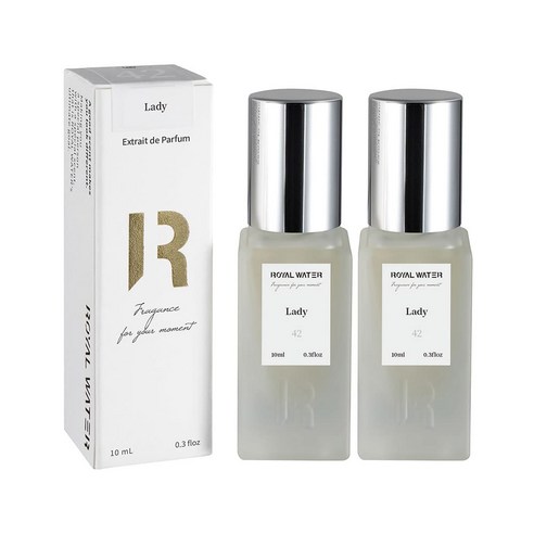 로얄워터 레이디 엑스트레 드 퍼퓸, 2개, 10ml