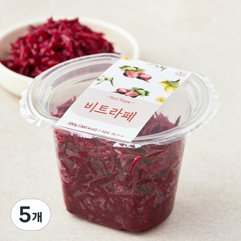 저스트그린 비트 라페, 200g, 5개