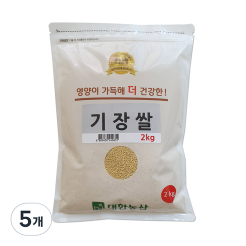대한농산 기장쌀, 2kg, 5개