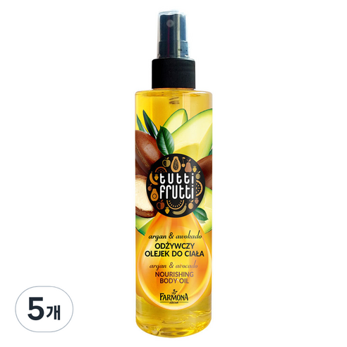파모나 아르간&아보카도 바디 오일 스프레이, 200ml, 5개