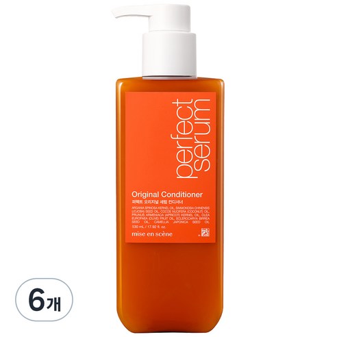 미쟝센 퍼펙트 오리지널 세럼 컨디셔너 7X, 530ml, 6개