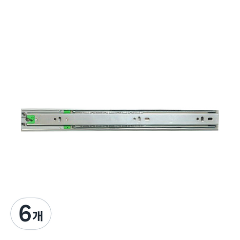 서랍가구 3단 광폭 댐핑레일 350mm, 6개