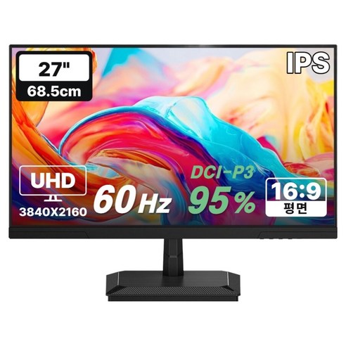 한성컴퓨터 4K UHD IPS 모니터, 68.5cm, TFG27U06P2(일반)