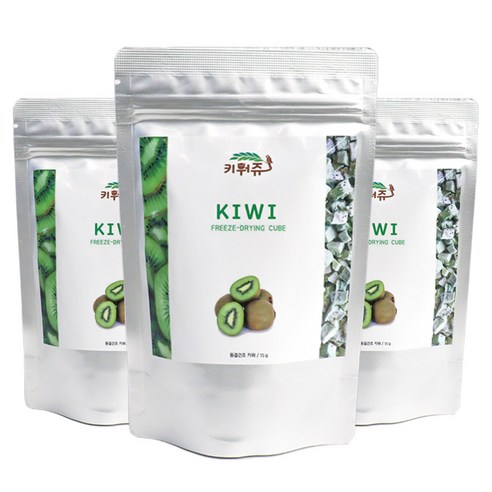 키워쥬 앵무새 소동물 동결건조 키위, 15g, 3개