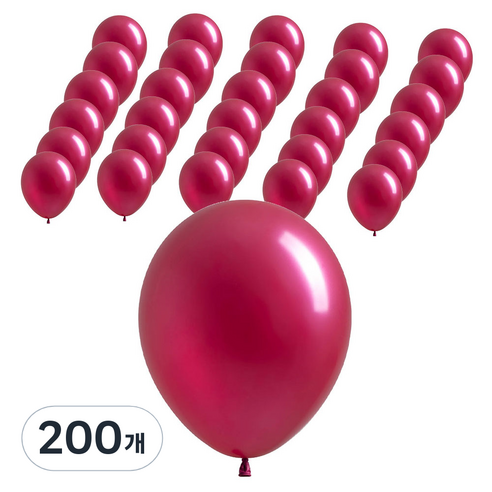 조이벌룬 풍선 30cm, 펄푸치샤, 200개