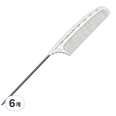 YSPARK YS-103 꼬리빗, 화이트, 6개