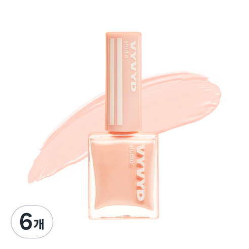 비비드 스튜디오 네일 플래쉬 매니큐어, NO 7 멜로우 리듬, 10ml, 6개