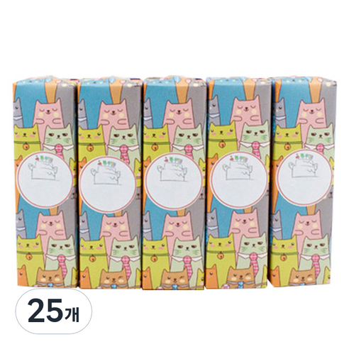 유치원 생일선물용 어린이치약 + 포장지 + 스티커 랜덤 발송, 90g, 25개