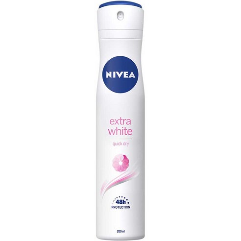 니베아 엑스트라 화이트 데오드란트 스프레이, 200ml, 1개