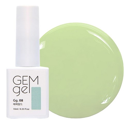 아이빛 네일아트 젬젤 컬러 젤네일, 08에메랄드, 10ml, 1개