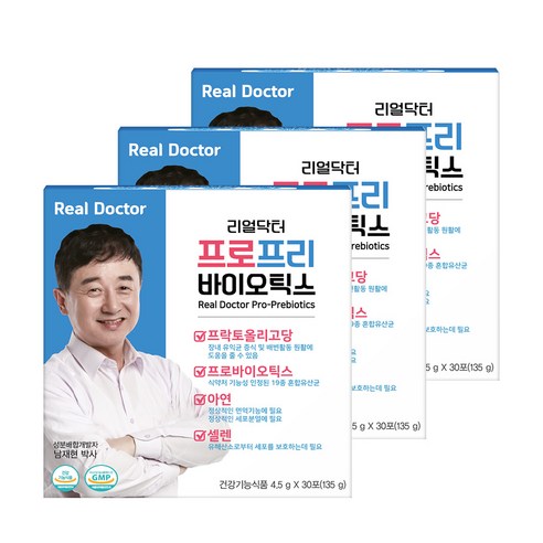 리얼닥터 프로프리 바이오틱스, 135g, 3개
