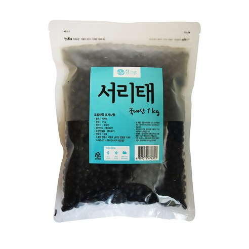 청그루 서리태, 1kg, 2개