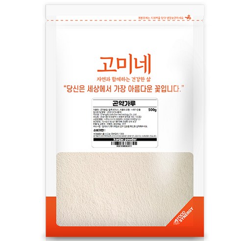 고미네 곤약 가루, 500g, 1개