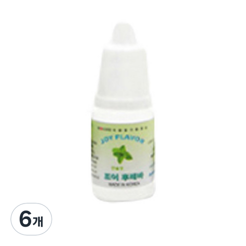 조이후레바 아로미조이 슬라임재료 10ml, 6개, 멘솔