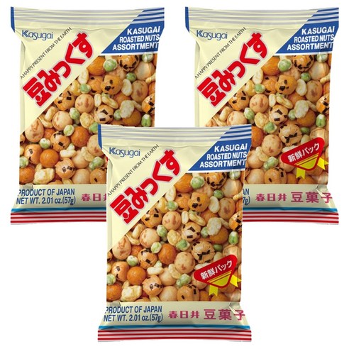 카슈가이 마메믹스 과자, 57g, 3개