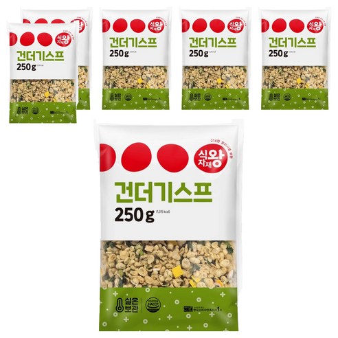 식자재왕 건더기스프, 250g, 6개