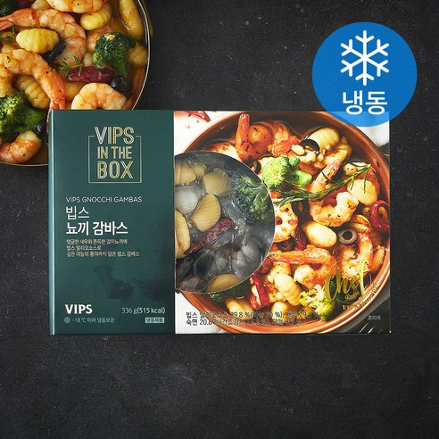 빕스 뇨끼 감바스 (냉동), 1개, 336g