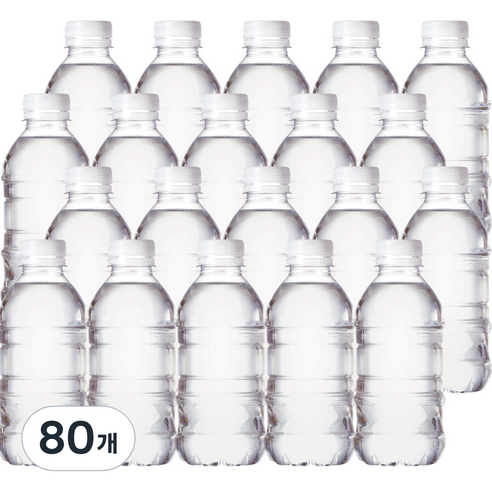 물하나 ECO 생수, 330ml, 80개