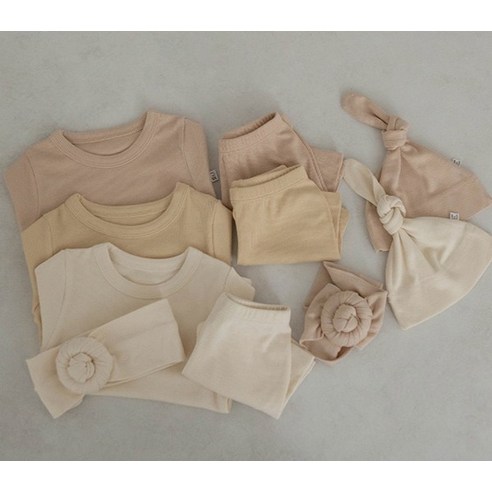 피카부 쿨쿨 상하의 세트, 땀 많은 아이에게 꿀잠을 선물하세요.