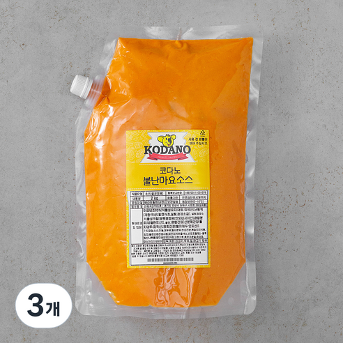 코다노 불난 마요소스, 2kg, 3개
