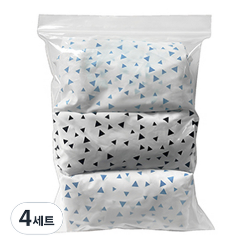 다크니스 방수헤어캡 2종 세트, 검정, 파랑, 파랑, 4세트