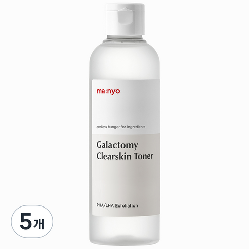 마녀공장 갈락토미 클리어스킨 토너, 210ml, 5개