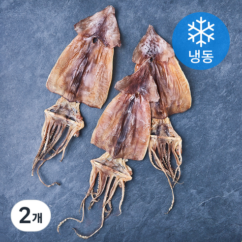 청해명가 동해안에서 말린 건오징어 3미 (냉동), 2개, 180g