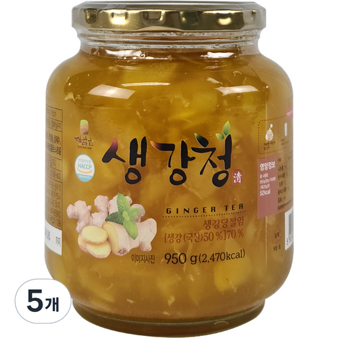해맑음 생강청, 950g, 1개입, 5개