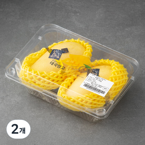 로얄타이 태국산 망고 2입, 500g, 2개