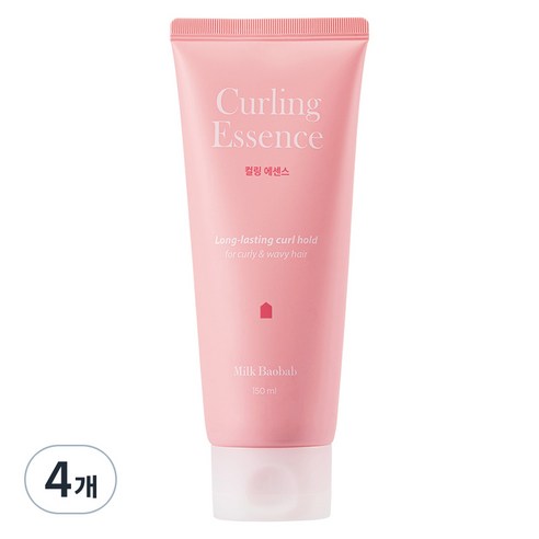 밀크바오밥 헤어 컬링 에센스, 150ml, 4개