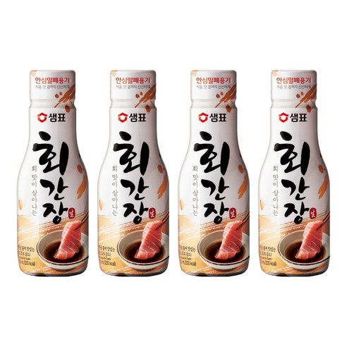 샘표 회 간장, 4개, 200ml